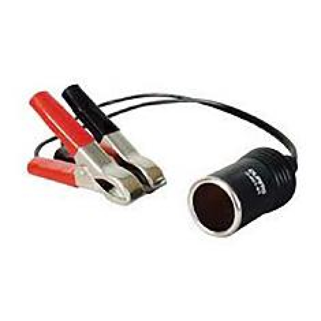 Cigarette Lighter Socket with Red and Black Clips Bg1